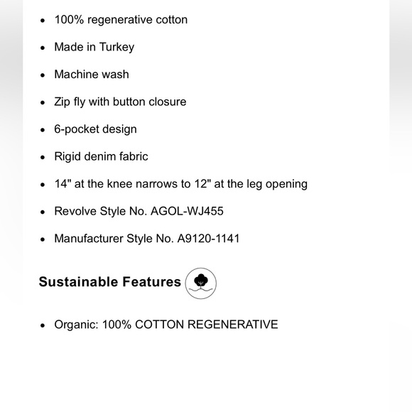 Agolde High Rise Blue Jeans - Picture 6 of 8